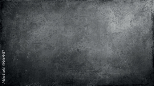 Dark Grunge Texture Panel Background with Rough Concrete Surface.