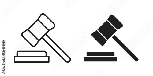Trial hammer icon