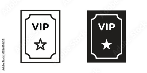 Vip pass icon