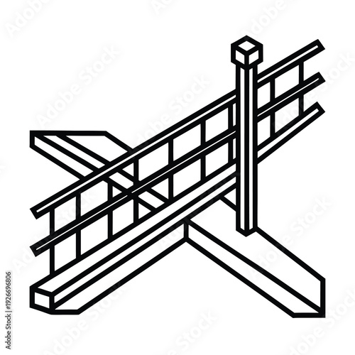 railing sleeper junction stroke