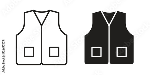 Working vest icon
