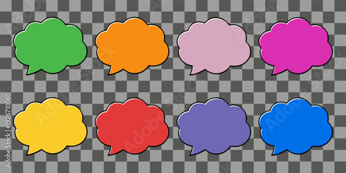 Speech Bubble Vector Pack for Comments, Messages and Notifications