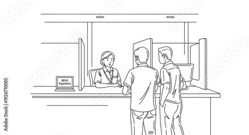 Customer Service Representative at Counter.