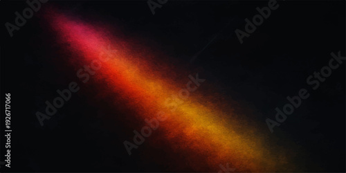 Abstract fiery space background with stars and glowing effects