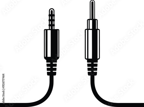 Audio cable with 3.5mm male to male connectors
