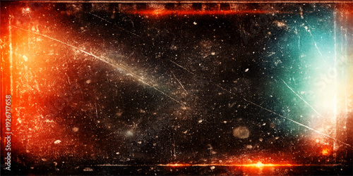 Abstract cosmic background with stars and space for text