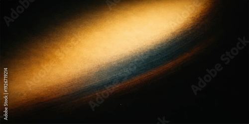 Abstract dark blue background with light rays and clouds