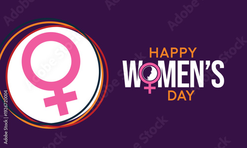 International Women's Day is celebrated  on the 8th of March annually around the world. It is a focal point in the movement for women's rights. Vector illustration design.