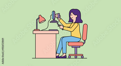 A curious panda enjoying fresh bamboo in a serene forest setting, showcasing tranquility and harmony with nature.