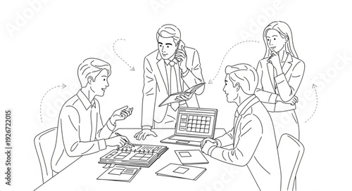 Group of Men Playing Cards.