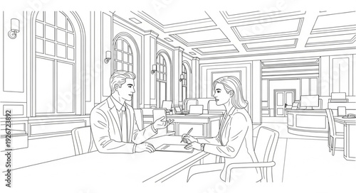 Luxury Hotel Lobby Interior Design.