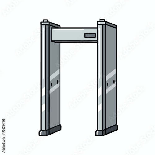 Modern Security Turnstile Gate for Access Control and Crowd Management