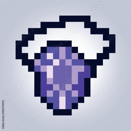 Purple Wizard Robe 16x16 Tile – Fantasy Mage Outfit Enchanted Clothing Asset