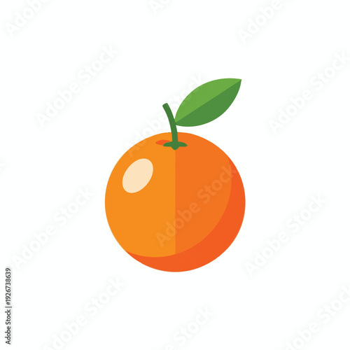 Fresh and Juicy Orange Fruit with Green Leaf for Healthy Eating