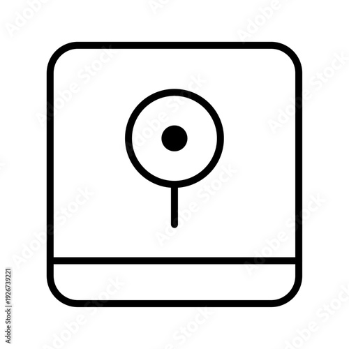 Geometric Abstract Shapes Circle Icon - Modern Simple Flat Vector for Web and Mobile. 