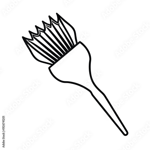 hair dye tint brush cut out