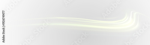 Velocity curves twist into luminous wave trails with radiant sparks and blur effects. Glowing arcs emphasize acceleration and flow. Futuristic vector design isolated in PNG.