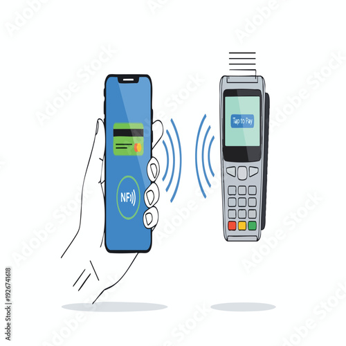 Digital Payment and Contactless Banking Transaction Using Mobile Phone and Card Terminal