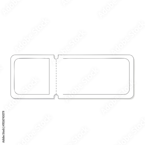 Open Empty Wallet with Coin and Card Slots for Financial and Budgeting Concepts