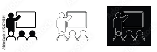 Professional presentation graphics for business meetings and corporate training