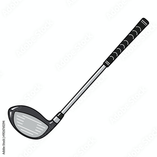 Illustration of a Golf Club Head