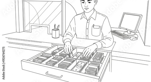 Man Working on Jewellery Components.