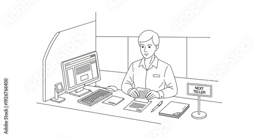 Man Working on Sound Mixing Board.