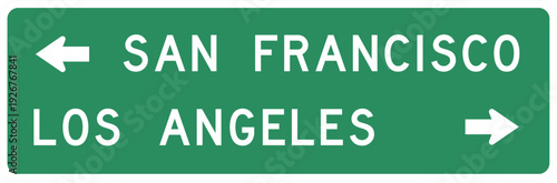 Traffic and road sign