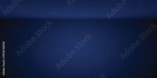 Background dark blue shelf studio  interior space room tabletop  vector illustration. Limbo countertop backdrop.