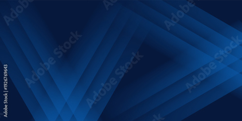 Black dark navy blue silver abstract pattern background. Geometric shape. Line triangle angle fold polygon diamond 3D simple abstract modern