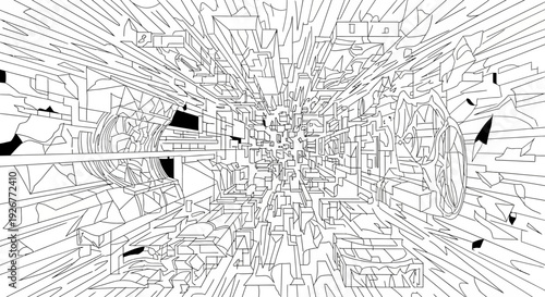 Elegant vector illustration of a single feather falling gently, with delicate lines and a soft color palette, conveying lightness and freedom.