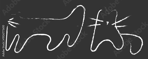 Scribble pen scratches set. Doodle pencil stroke, hand drawn underline marks