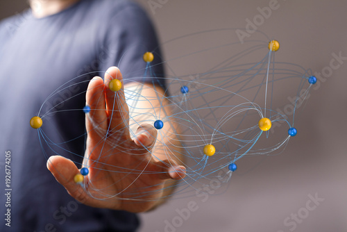 Conceptual image of a perso...