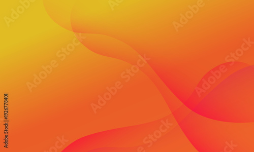 Abstract orange geometric background. Liquid color background design. Fluid shapes composition. Eps 10
