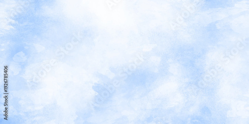 blue sky with Textured cloud, Abstract blue isolated on white background. Inspiring Views of Fluffy Clouds Blue Sky Background. Bright and enjoy with the sky refreshing Clearing day and Good weather.	