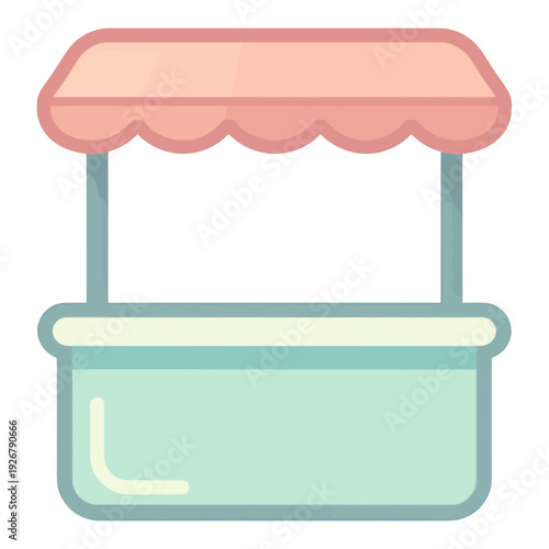 Food Stand Vector Icon