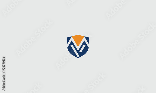 Free Download Abstract logo design featuring a shield shape with a stylized m inside - GFXLoad