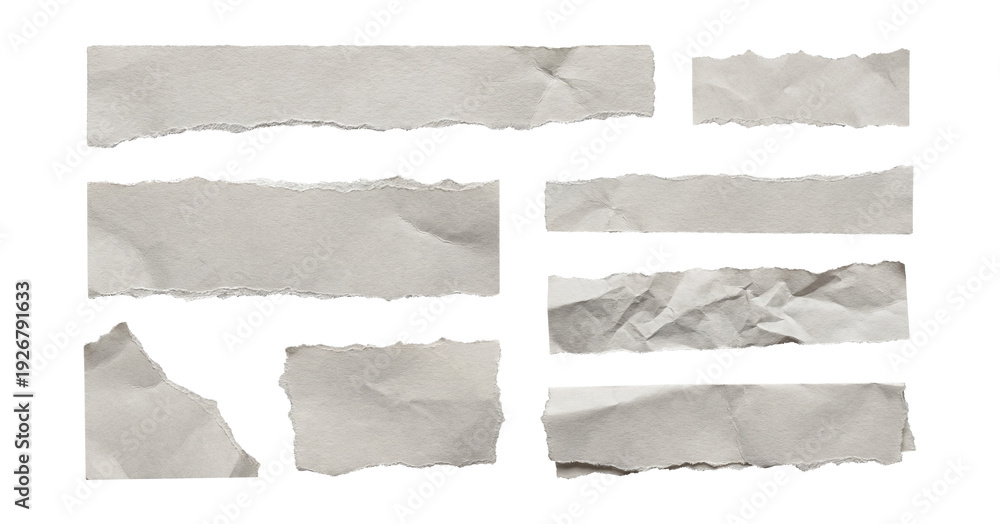 custom made wallpaper toronto digitalRough ripped paper edges elements set.