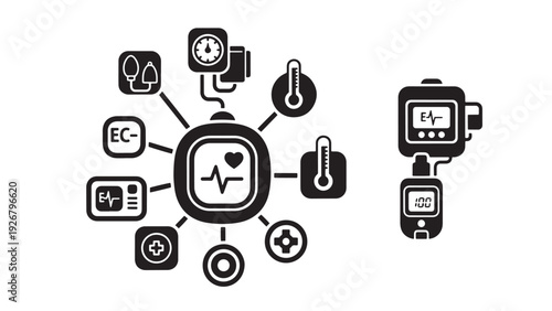 Connected Medical Device Network for Remote Patient Monitoring and Healthcare IoT Asset Management for Clinical Operations and Corporate Wellness Programs