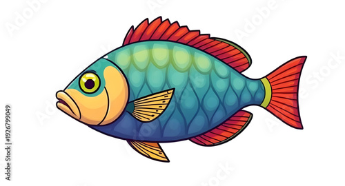 fish, vector, abstract, illustration, marine, aquatic, ocean, sea, water, animal, nature, creative, artistic, modern, geometric, pattern, colorful, vibrant, minimal, flat, graphic, design, symbol, ico