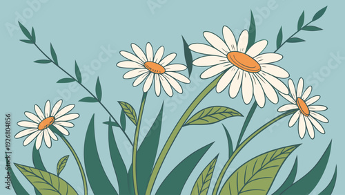 floral background with flowers