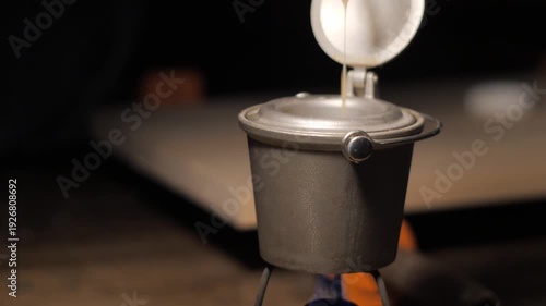 Glue pot and glue up wood woodworking 