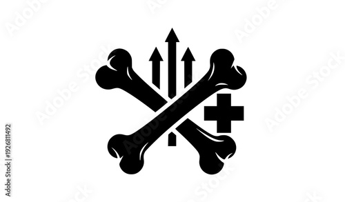 High Potency Calcium Glyph Black Silhouette Vector Icon