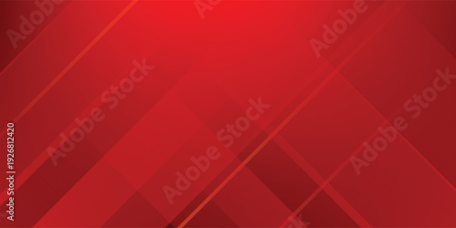 Dynamic fluid red geometric with colorful gradient background