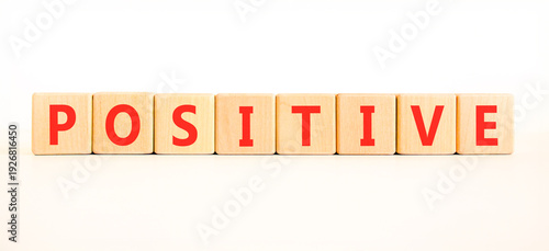Fotografie Positive word symbol