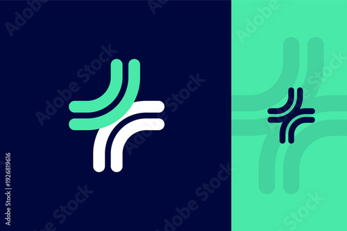 Premium Colorful Medical Logo Modern Healthcare Clinic Hospital Vibrant Brand Identity Vector Template