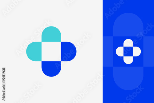 Premium Colorful Medical Logo Modern Healthcare Clinic Hospital Vibrant Brand Identity Vector Template