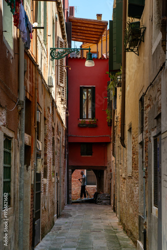 enice old town street