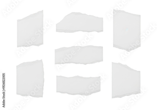 Wallpaper Mural A grid of six irregularly shaped gray objects on a white background Torontodigital.ca