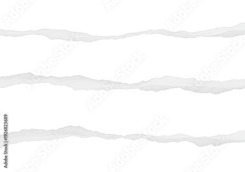 Wallpaper Mural A minimalist image with three wavy gray lines on a white background. Torontodigital.ca